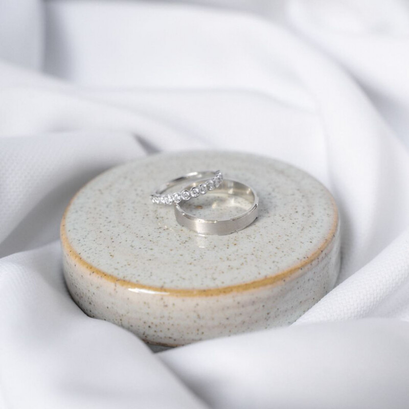 Alliances en or blanc Alliances en or blanc